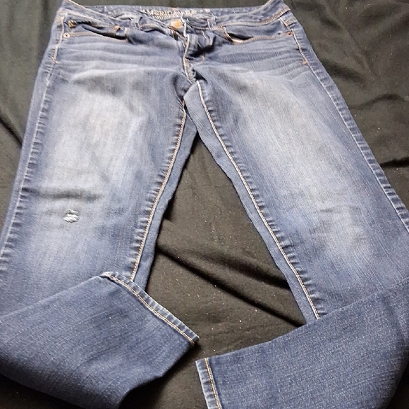 American Eagle Outfitters Denim - American Eagle Outfitters Dark Blue Skinny Jeans